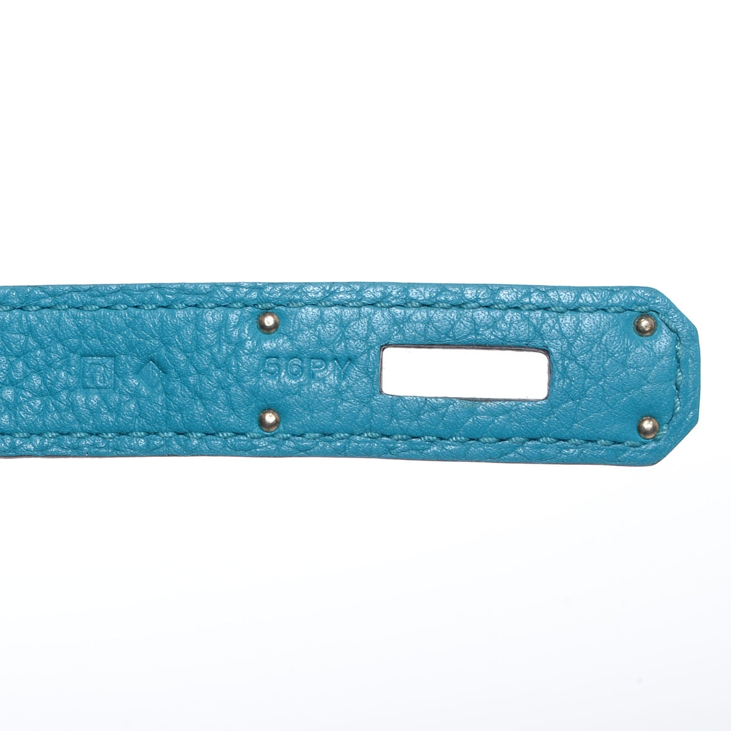 Hermes Taurillon Clemence Birkin 30 Turquoise 14 of 17