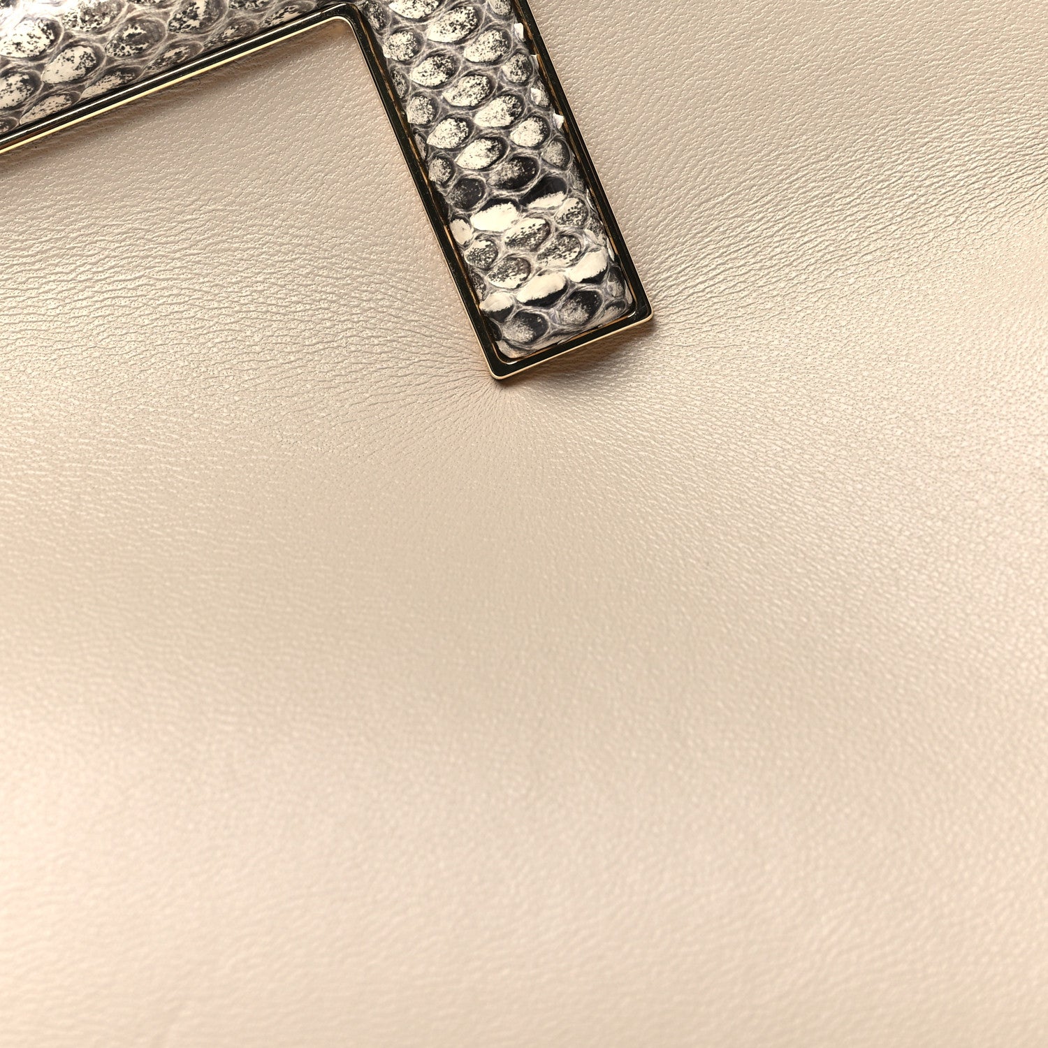 Fendi Shiny Nappa Snakeskin Small Fendi First Nuvola Roccia 8 of 10