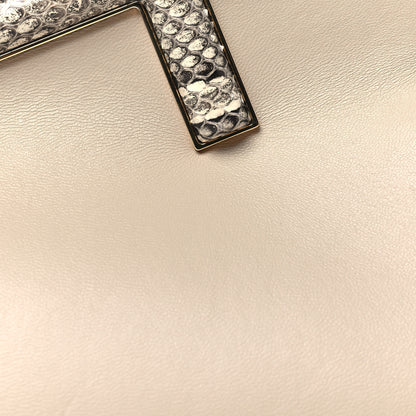 Fendi Shiny Nappa Snakeskin Small Fendi First Nuvola Roccia 8 of 10