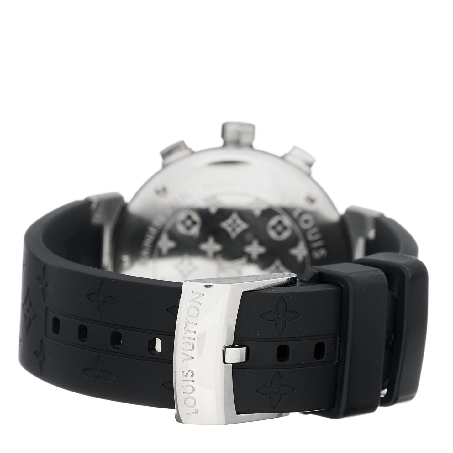 Stainless Steel Rubber 34mm Tambour Lovely Cup Quartz Watch Black