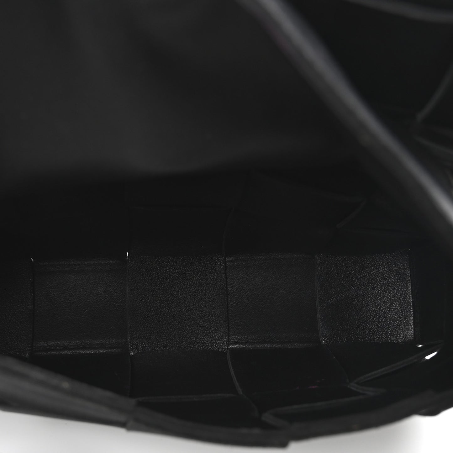 Lambskin Maxi Intrecciato Cassette Crossbody Bag Black