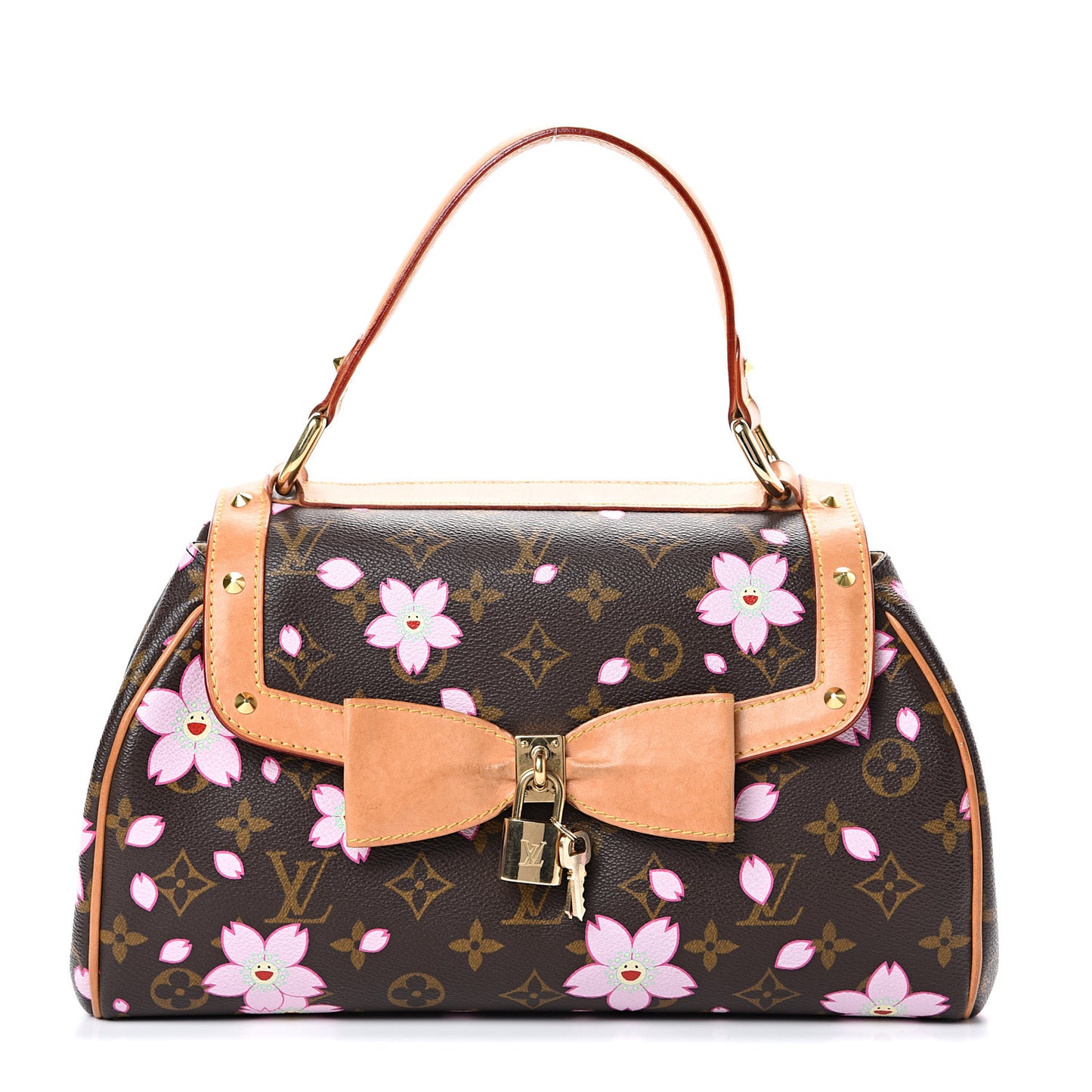 Monogram Cherry Blossom Sac Retro Bag Brown