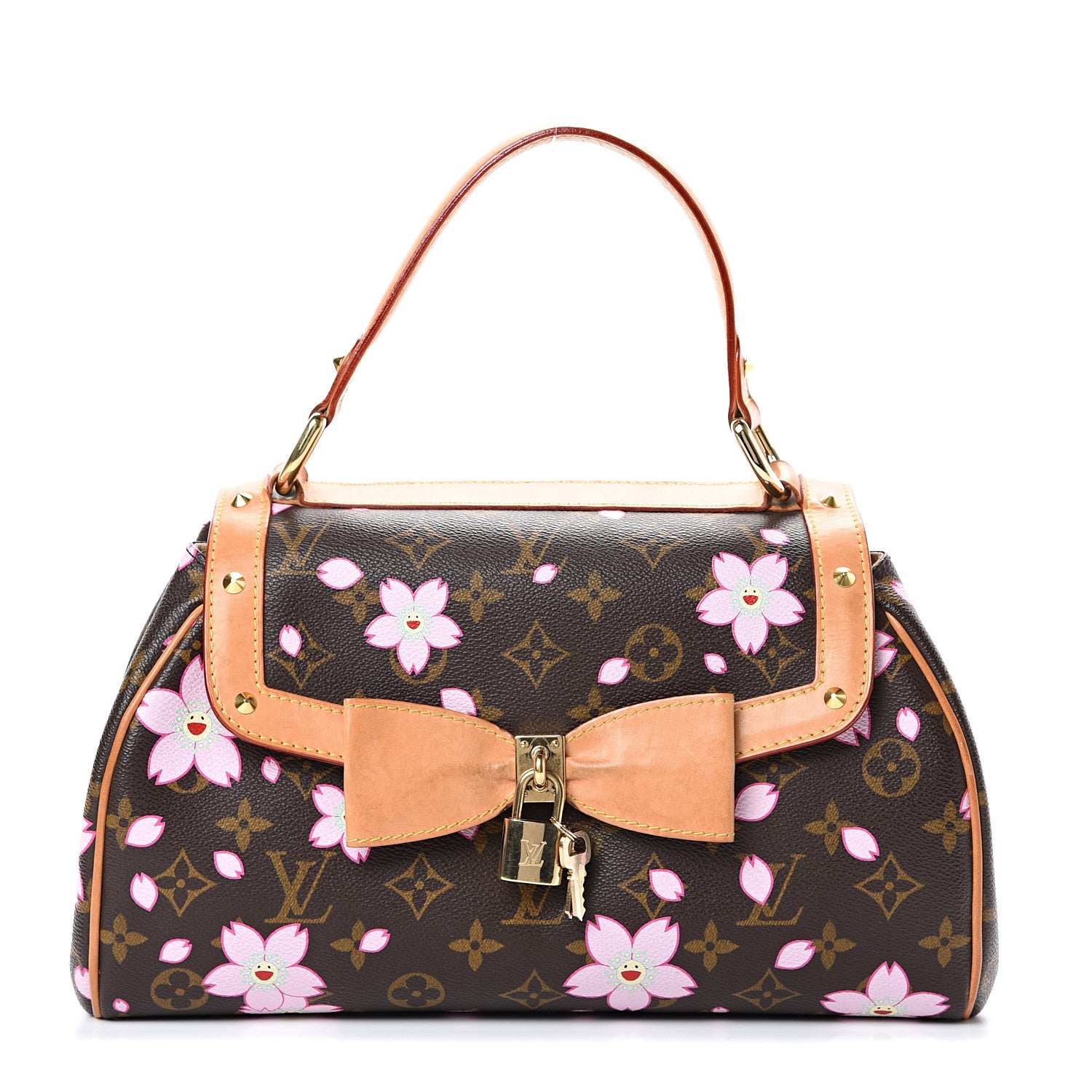 Louis Vuitton Monogram Cherry Blossom Sac Retro Bag Brown 1 of 16