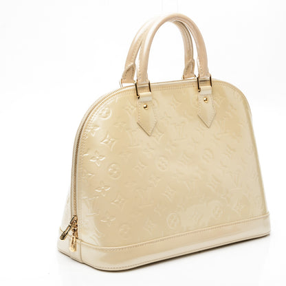 Louis Vuitton Vernis Alma PM Blanc Corail 3 of 7