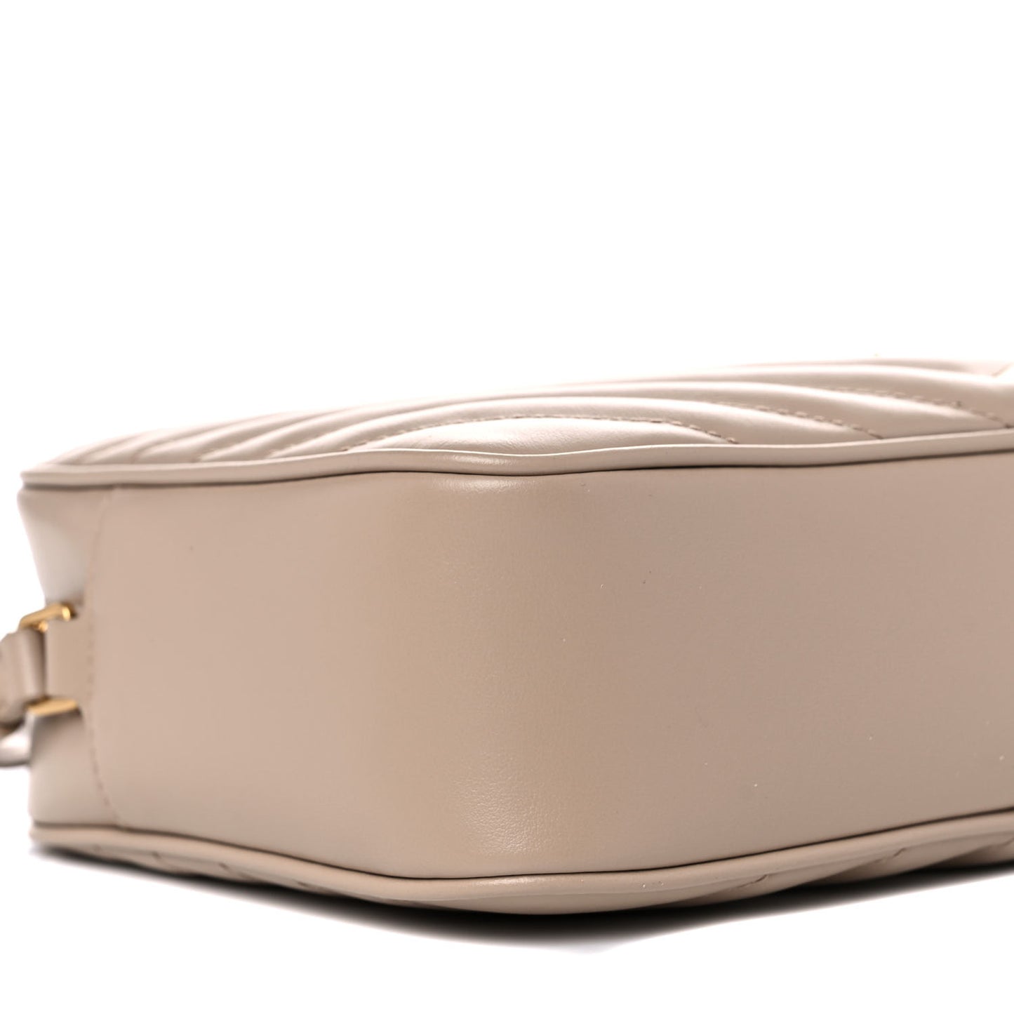 Calfskin Matelasse Monogram Lou Camera Bag Dark Beige