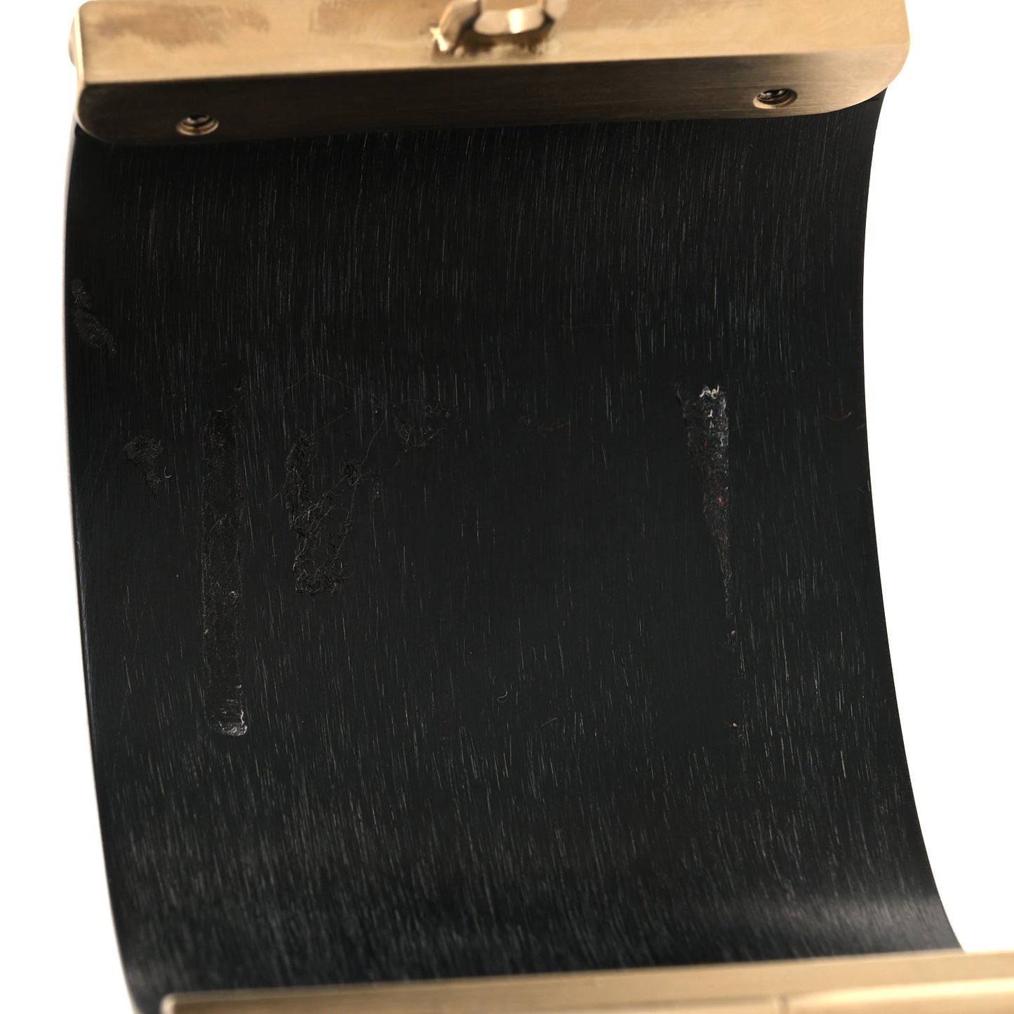 Resin Baguette Crystal CC Cuff Black