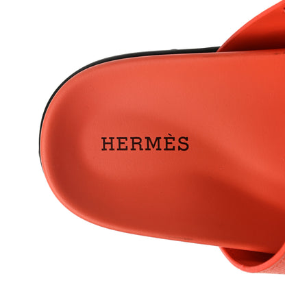 Hermes Epsom Womens Chypre Sandals 36 Rose Sorbet 8 of 9