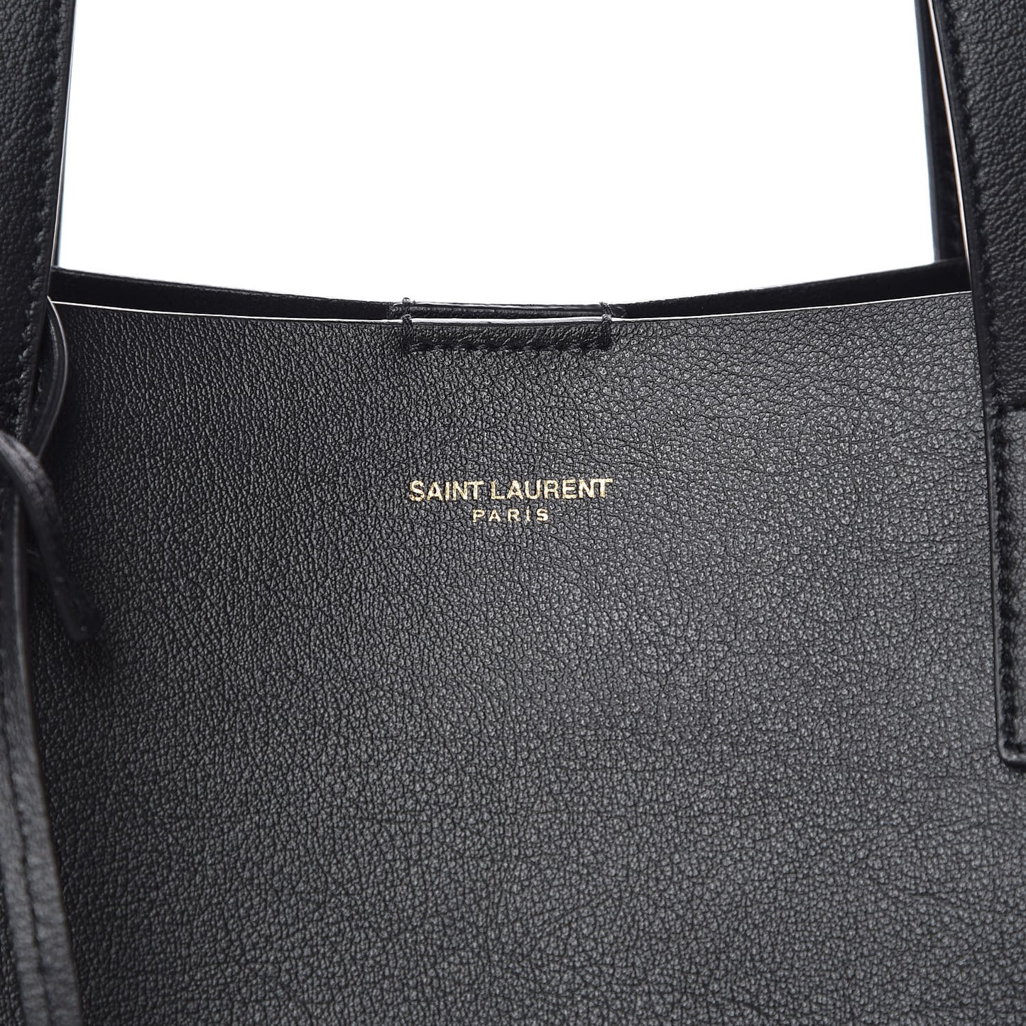 Calfskin Large Shopping Tote Black