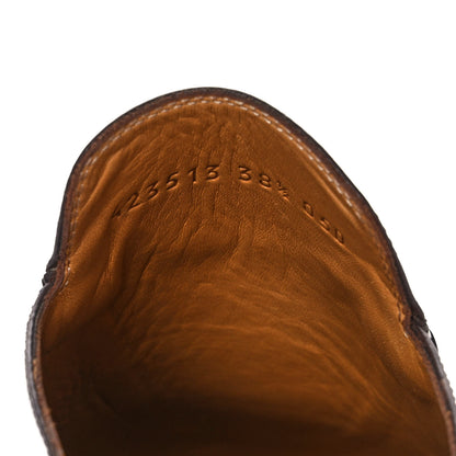 Gucci Calfskin Womens Princetown Slippers 38.5 Brown 8 of 8