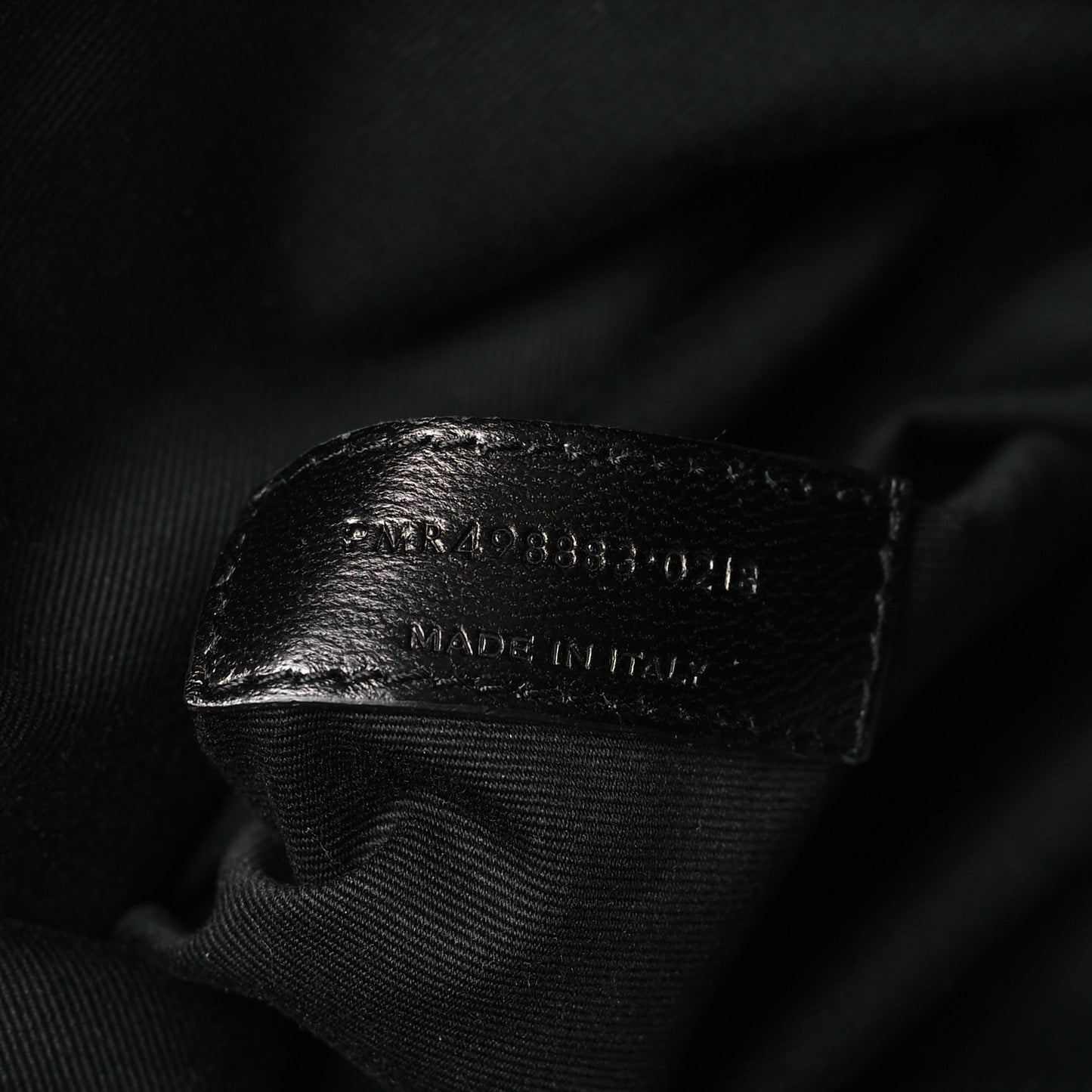 Crinkled Calfskin Matelasse Monogram Large Niki Chain Satchel Black