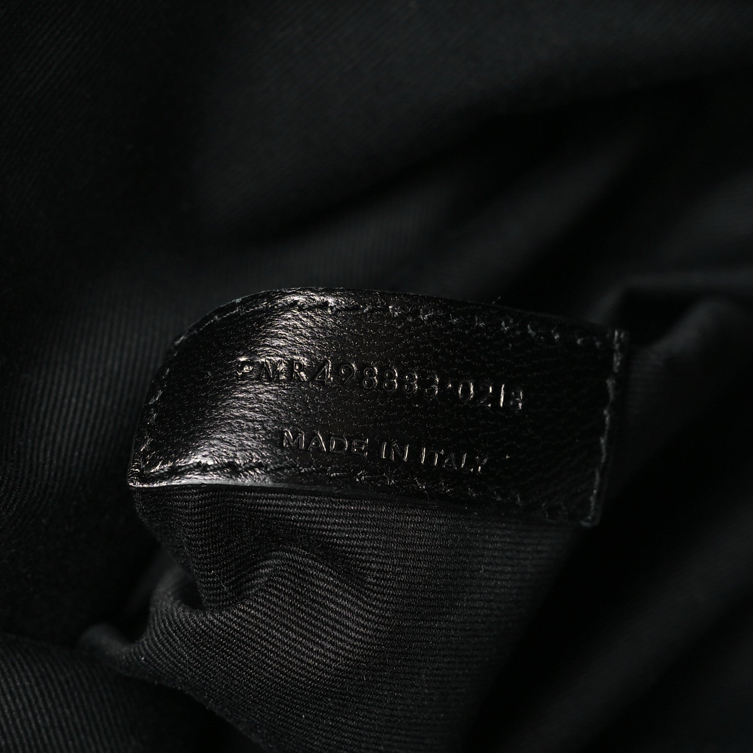 Saint Laurent Crinkled Calfskin Matelasse Monogram Large Niki Chain Satchel Black 7 of 9