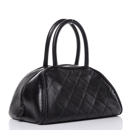 Chanel Caviar Quilted Small Bowler Black 3 of 11