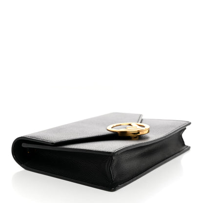 Fendi Vitello Cruise F is Fendi Medium Envelope Wallet on Chain Black 4 of 10
