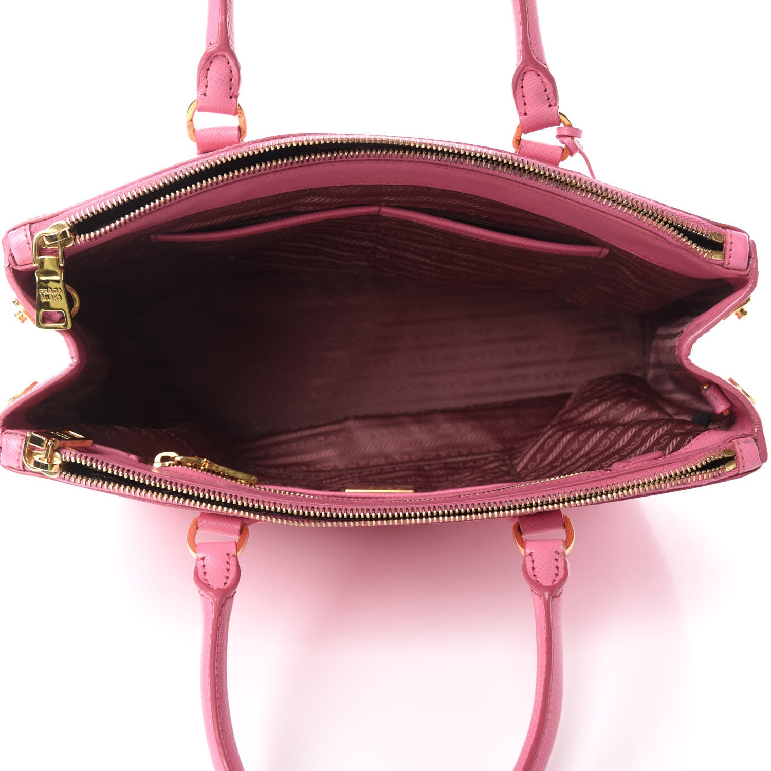 Prada Saffiano Medium Galleria Double Zip Tote Geranio 5 of 13