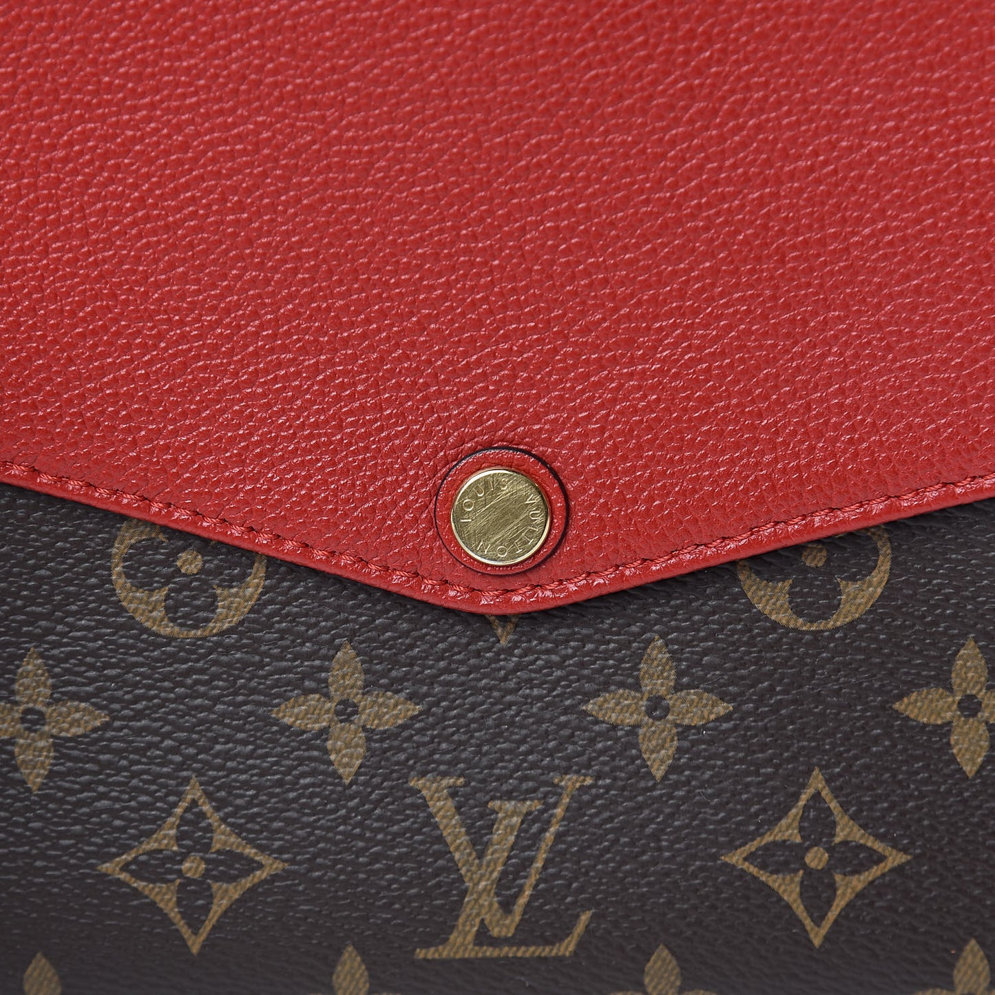 Monogram Twice Pochette Cherry