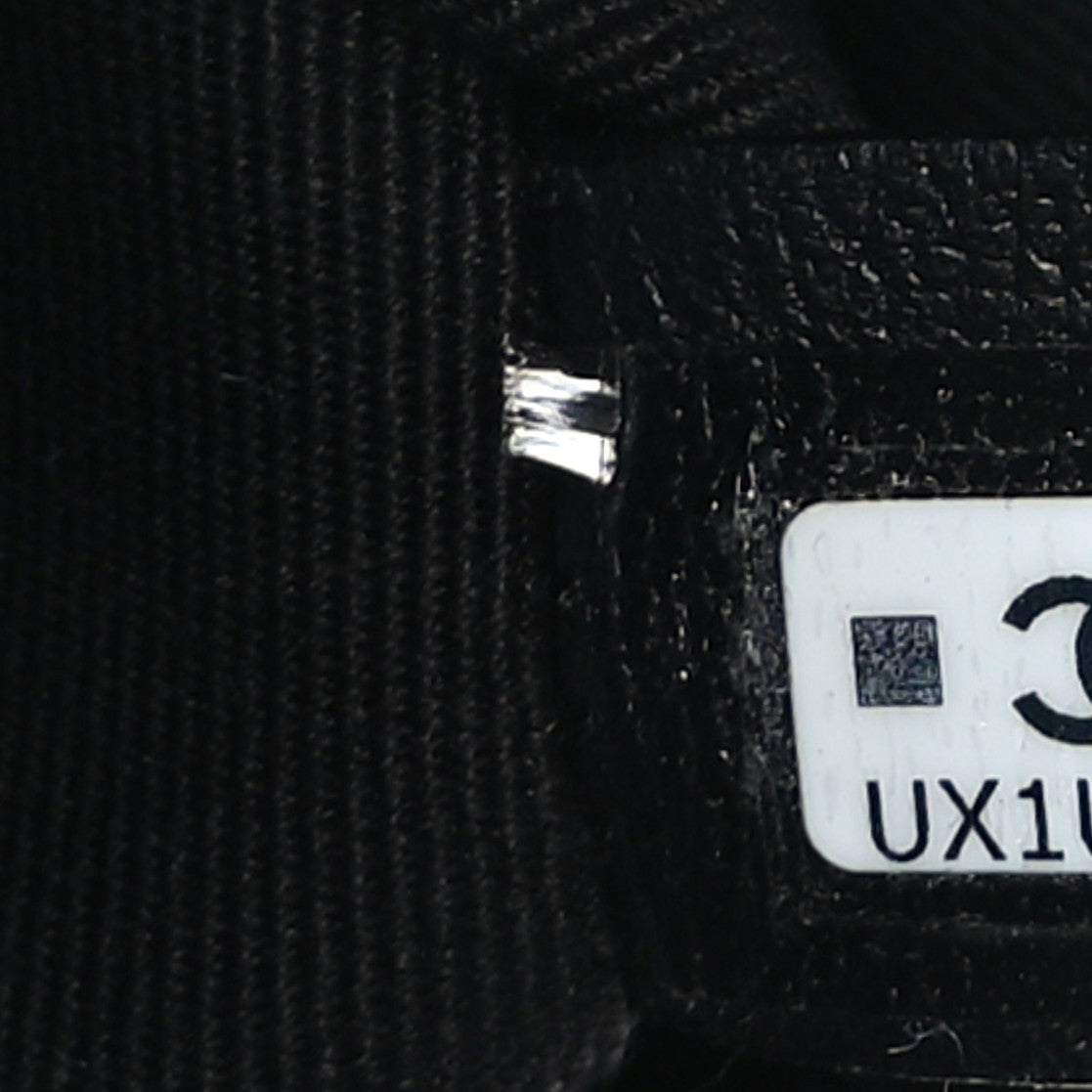 Chanel Lambskin Quilted CC Pouch With Handle Black 9 of 11