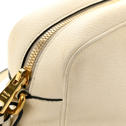 Prada Vitello Daino Camera Crossbody Bianco 13 of 16