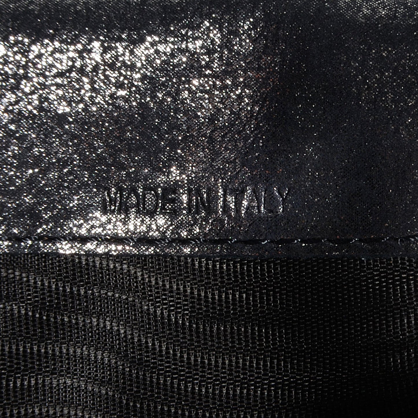 Calfskin Milkyway Papier Money Wallet Black