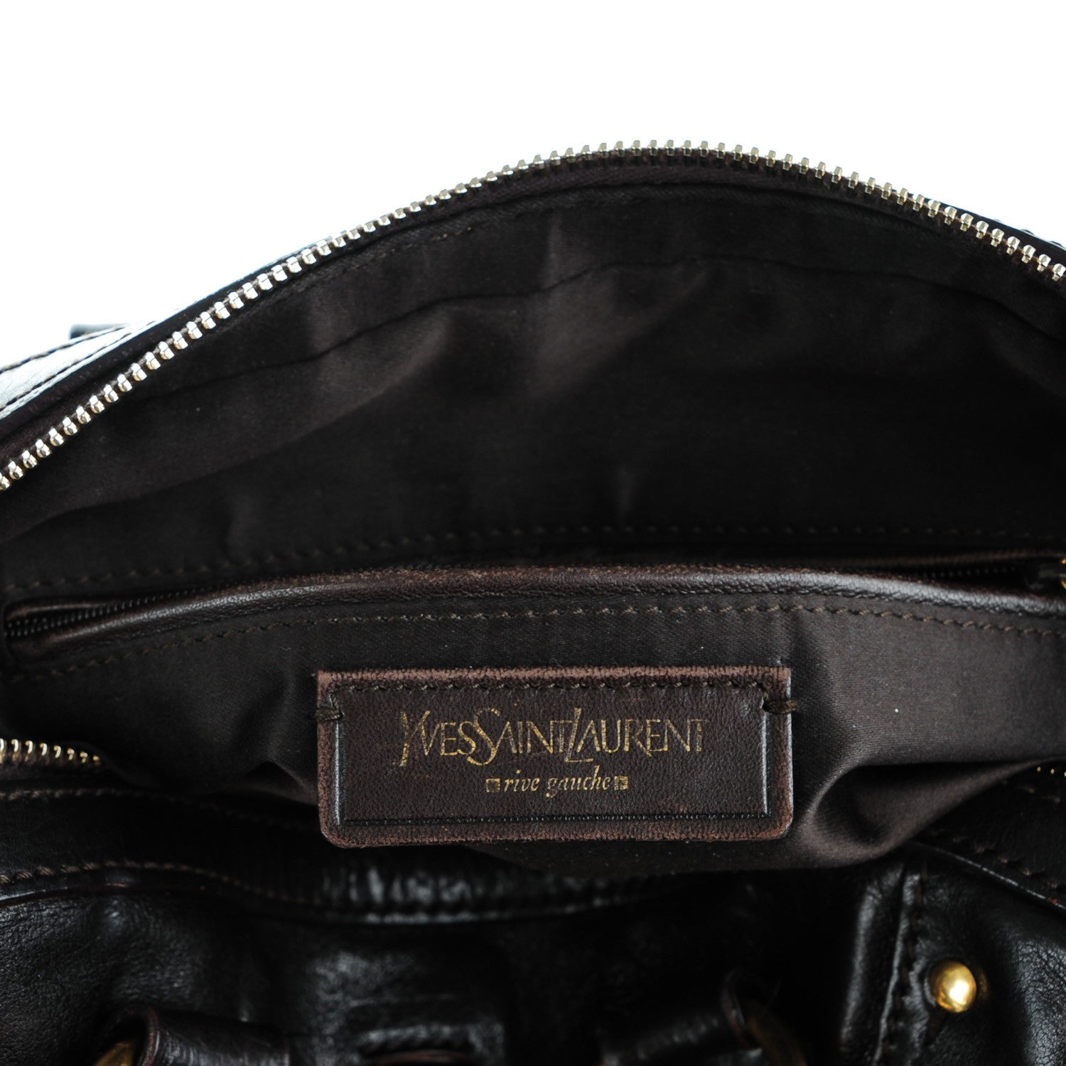 Saint Laurent Patent Calfskin Medium Muse Chocolate 6 of 8