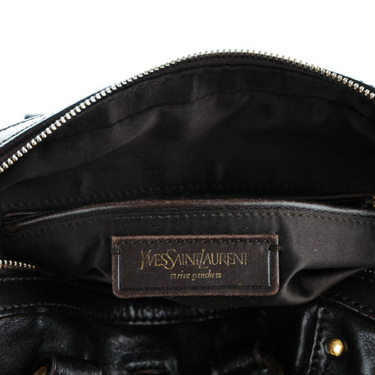 Saint Laurent Patent Calfskin Medium Muse Chocolate 6 of 8