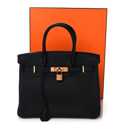 Hermes Togo Birkin 30 Black 10 of 10