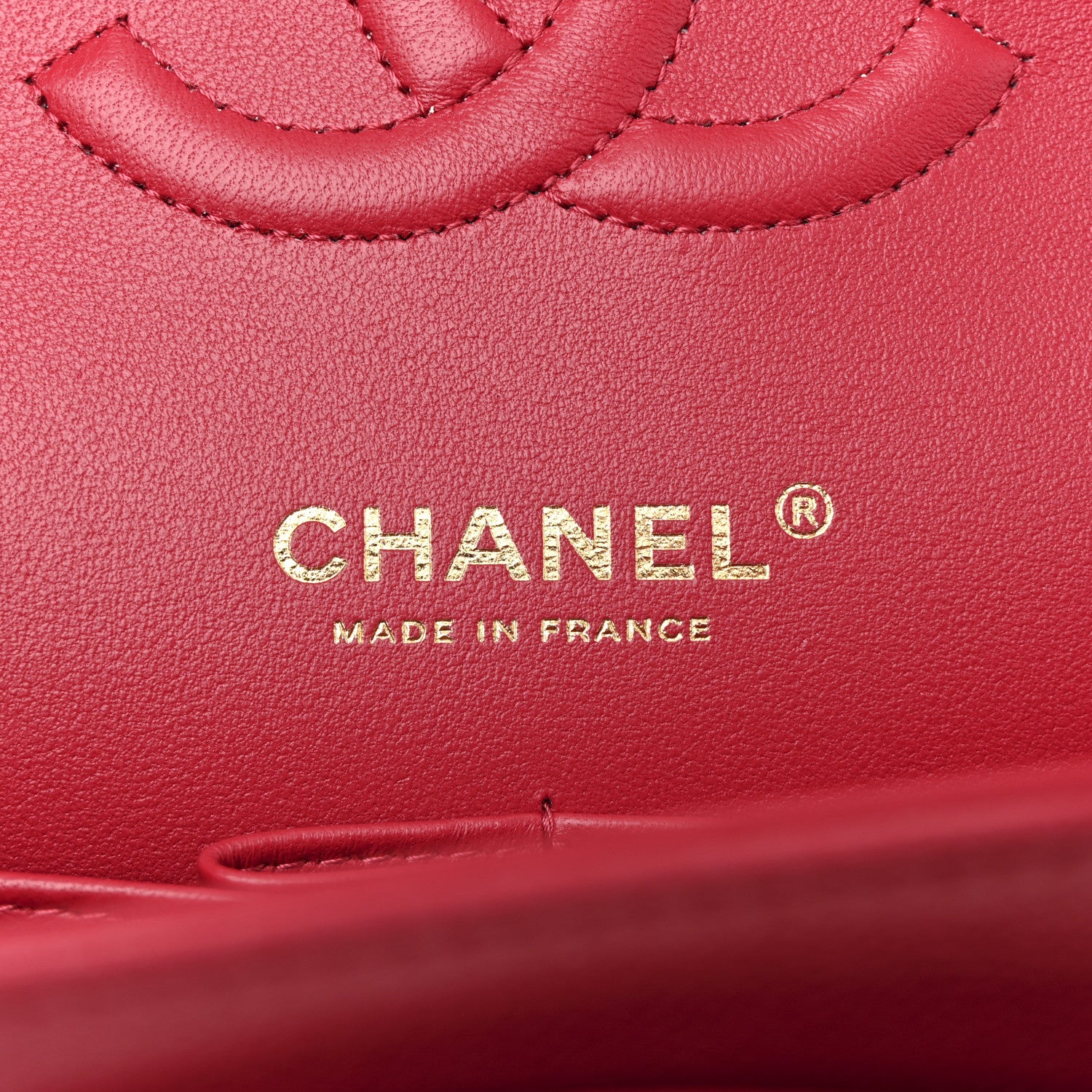 Chanel Caviar Quilted Medium Double Flap Dark Pink 6 of 11