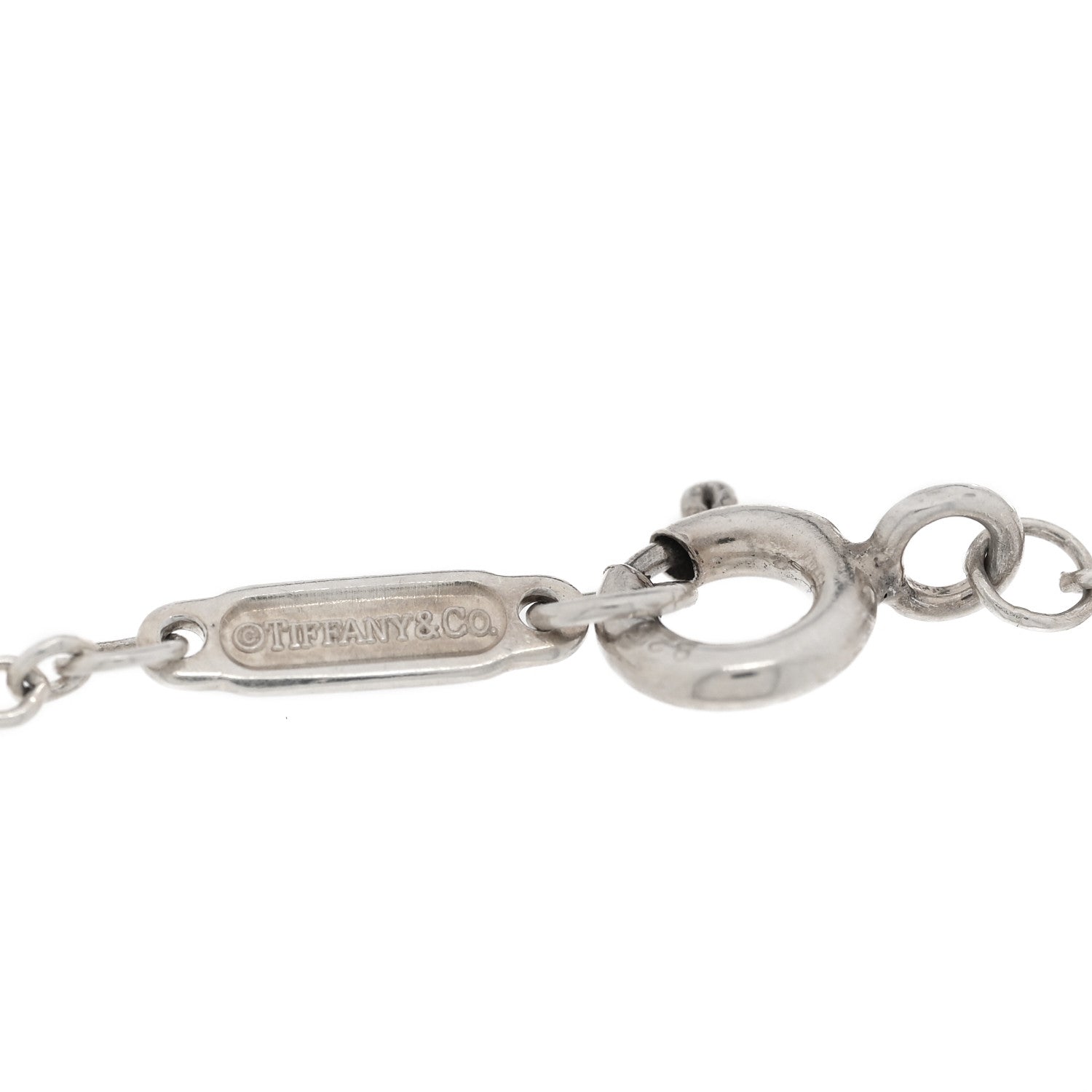 Tiffany Sterling Silver T Two Single Chain Bracelet 3 of 3