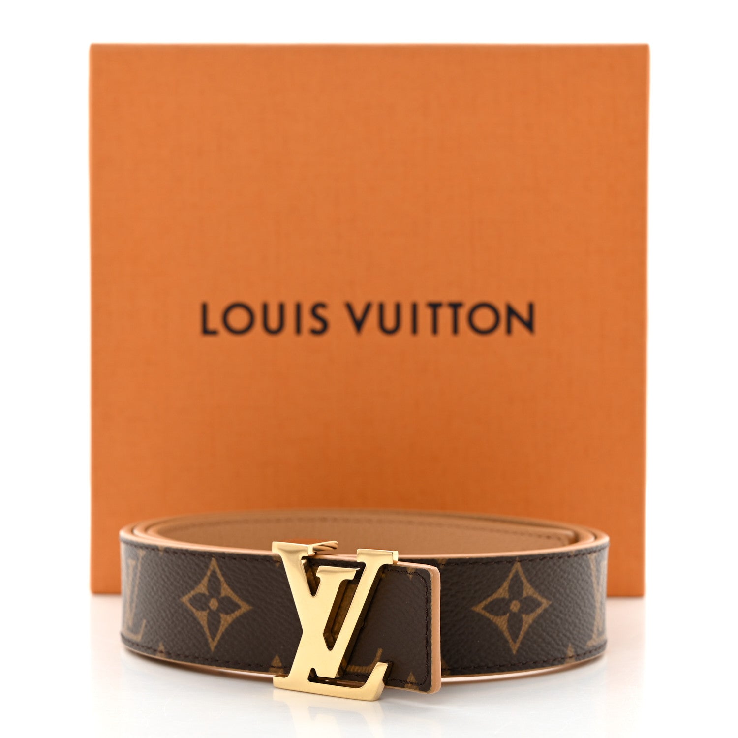 Louis Vuitton Monogram Calfskin 30mm LV Initiales Reversible Belt 90 36 Arizona 11 of 11