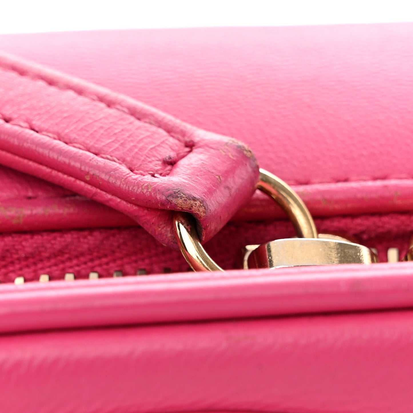 Lambskin CC Mania Camera Case Pink
