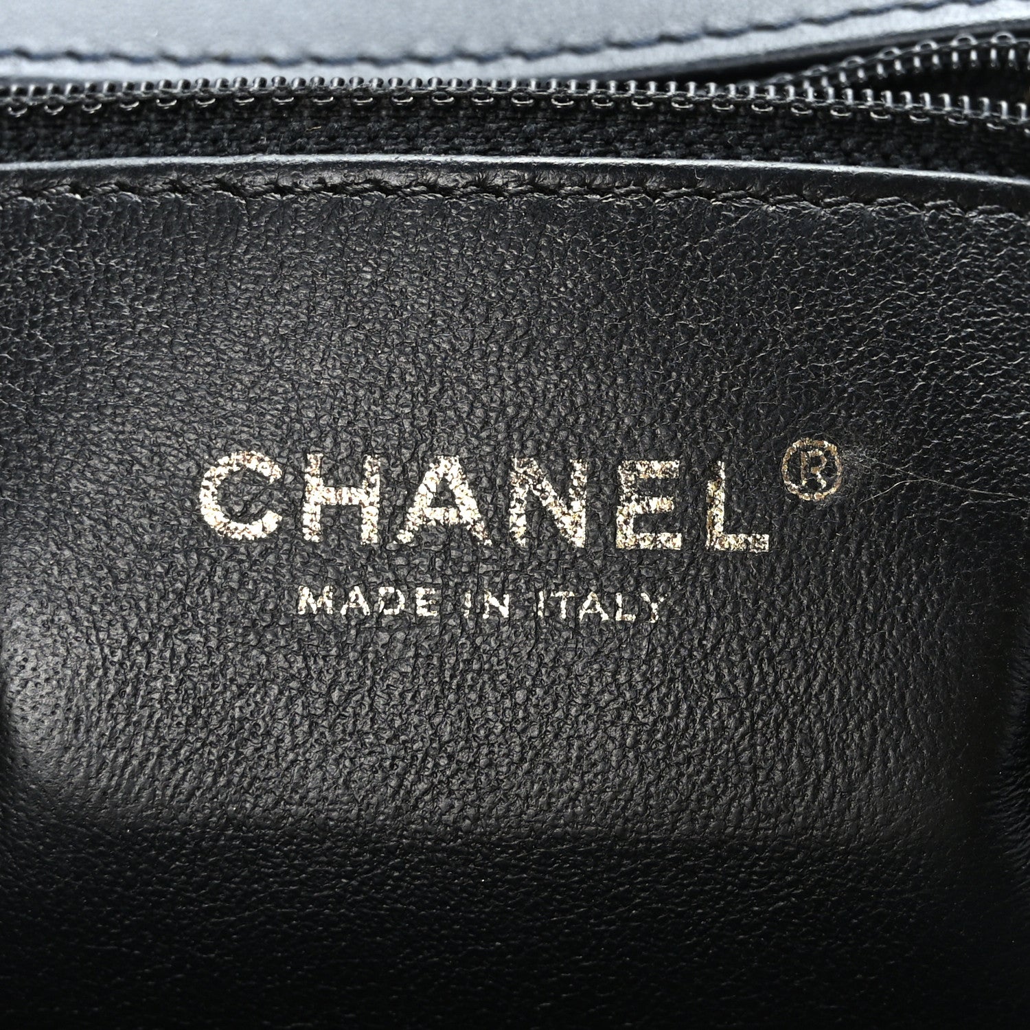 Chanel Caviar Quilted Medium CC Filigree Flap Navy Black 6 of 10