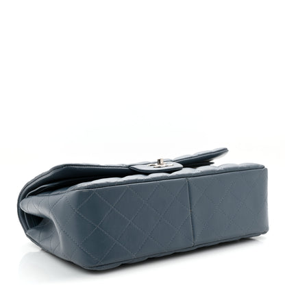Chanel Lambskin Quilted Jumbo Double Flap Dark Blue 4 of 12