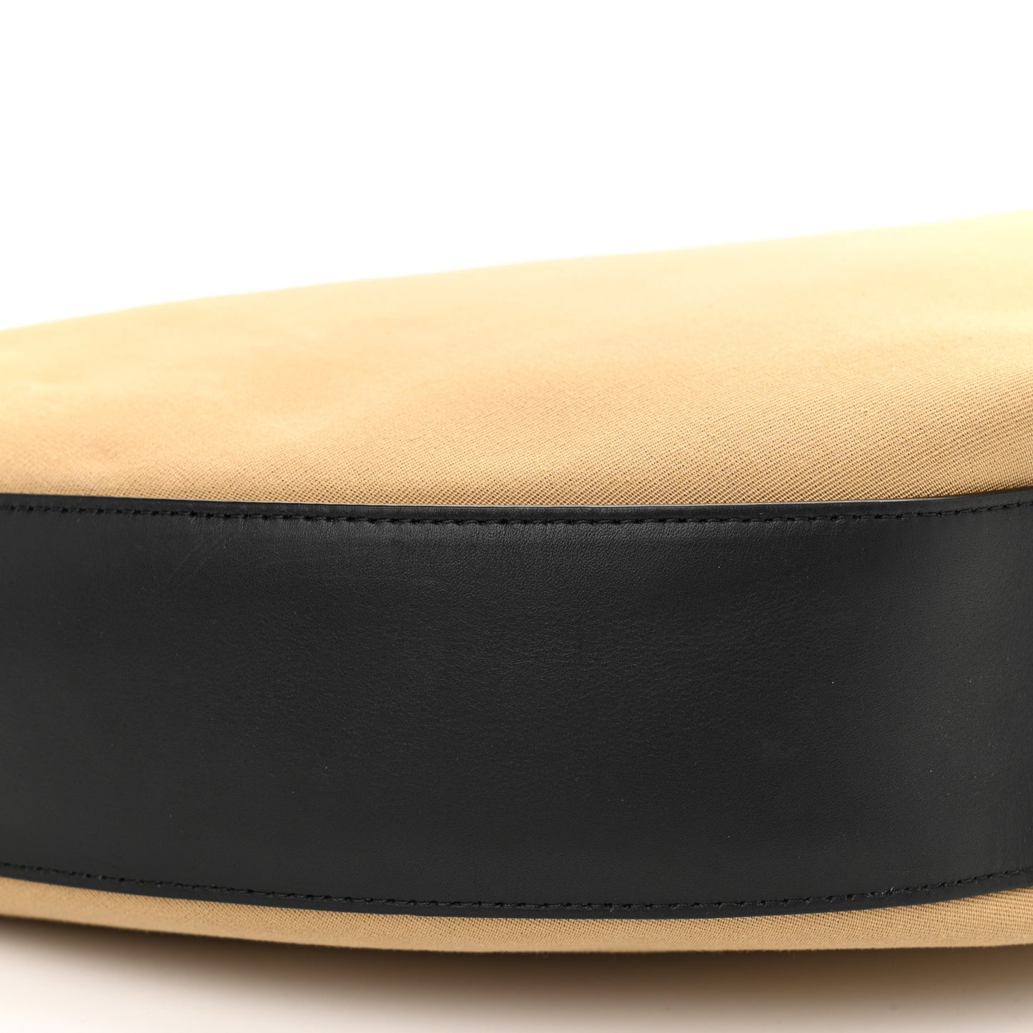 Canvas Calfskin August Hobo Beige
