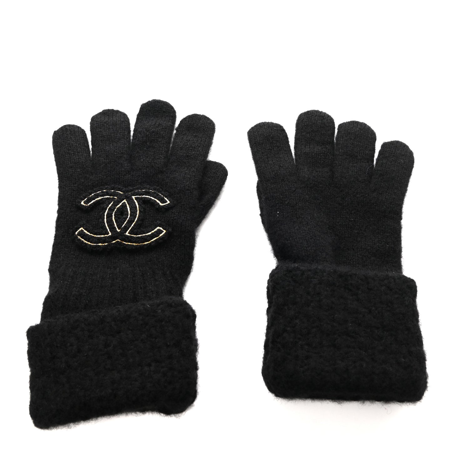 Cashmere Silk CC Gloves Black