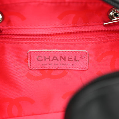 Chanel Calfskin Quilted Small Cambon Bowler Black White 5 of 12