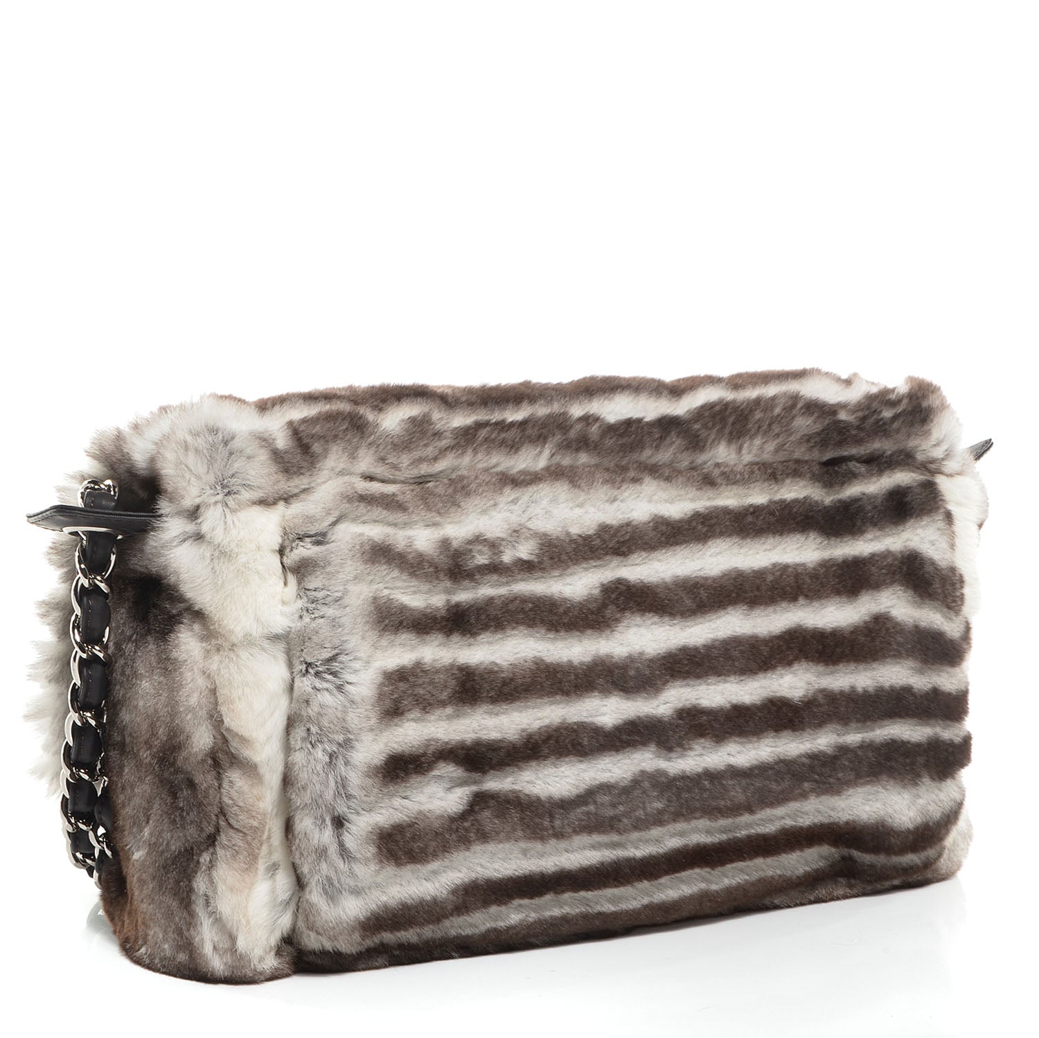 Chanel Chinchilla Fur Jumbo Flap Bag 3 of 9