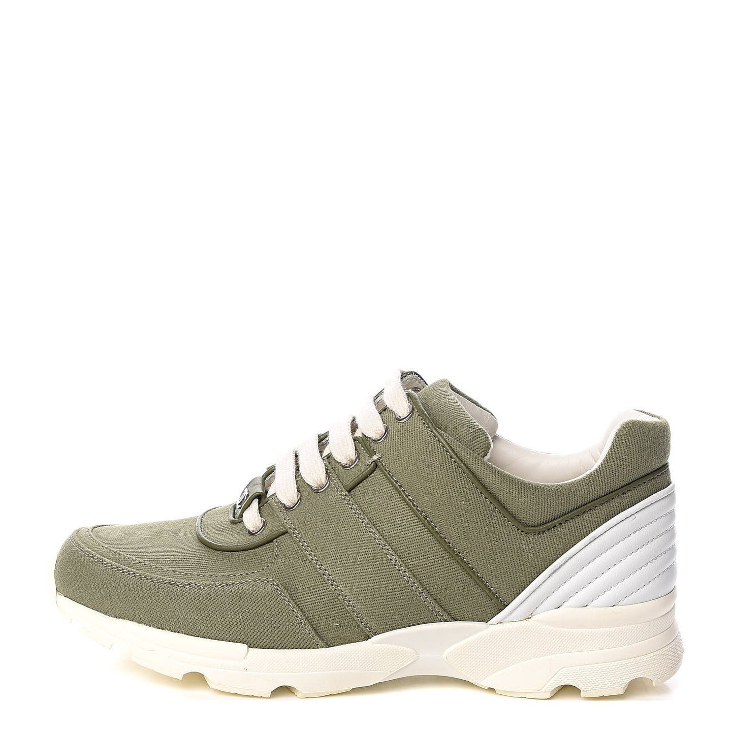 Canvas Womens Sneakers 38 Green