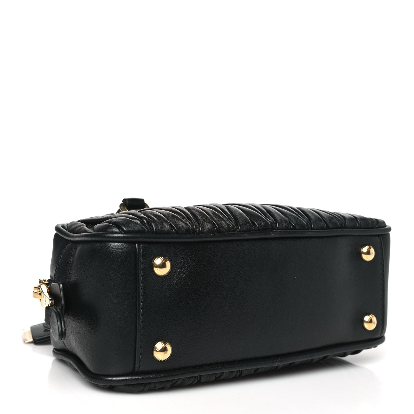 Nappa Matelasse Regular Arcadie Top Handle Bag Black