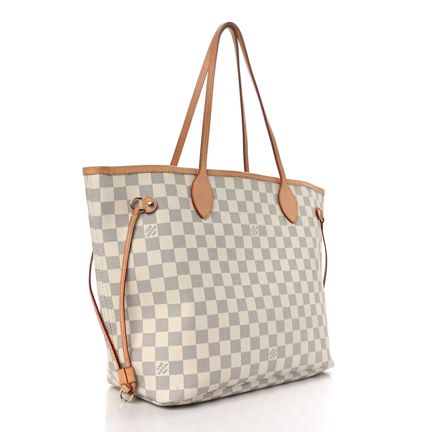 Louis Vuitton Damier Azur Neo Neverfull MM Rose Ballerine 3 of 8