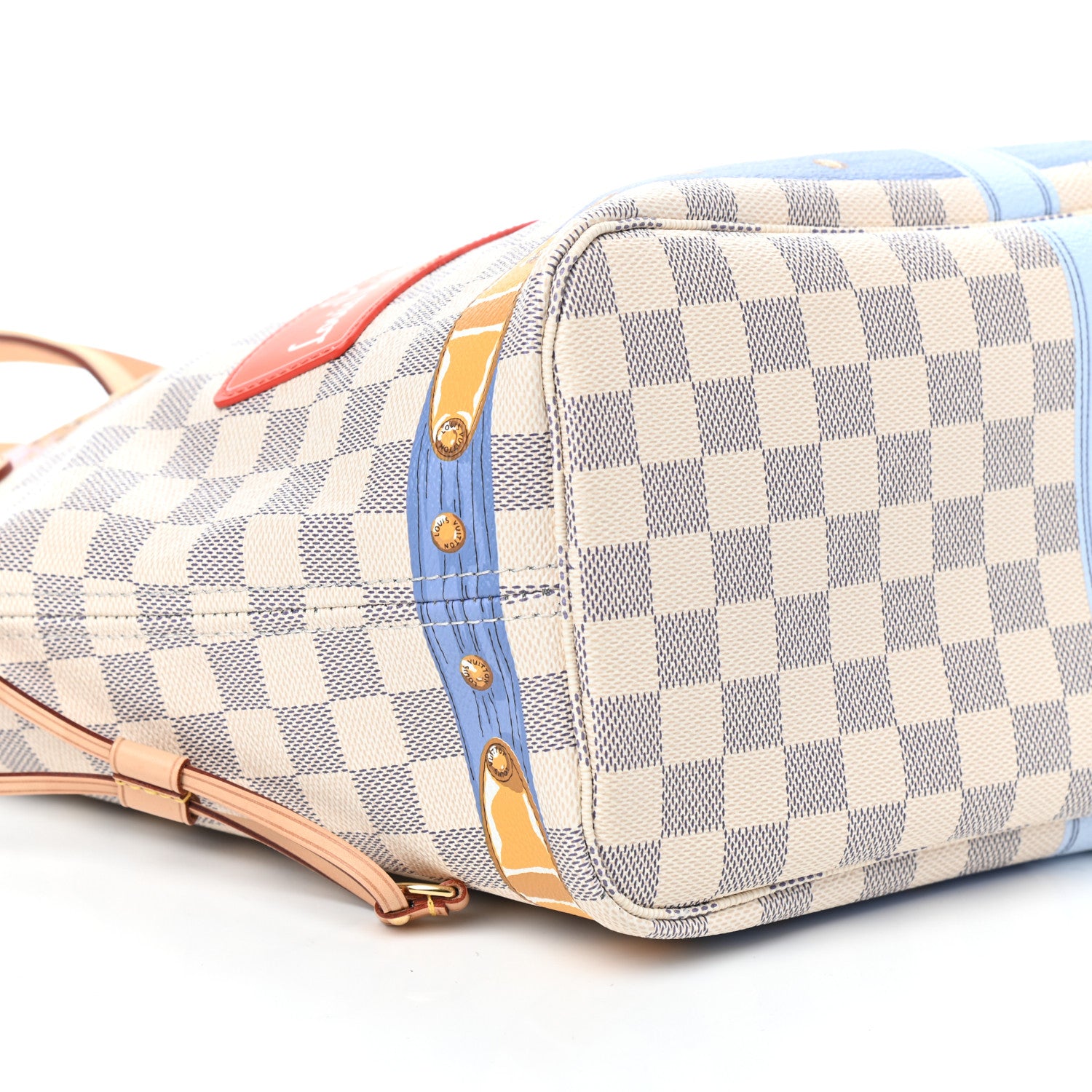 Louis Vuitton Damier Azur Summer Trunks Neo Neverfull MM 8 of 9