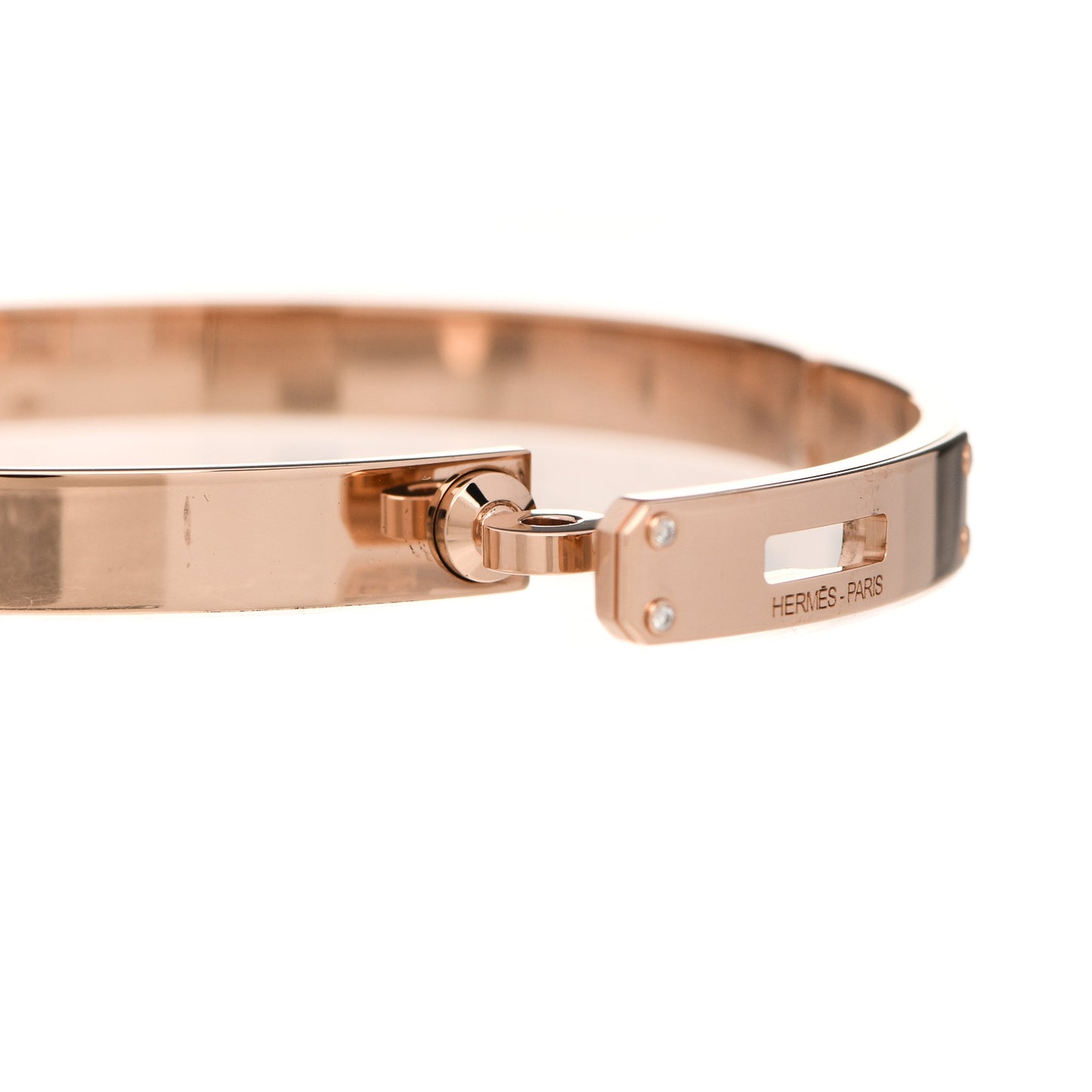 18K Rose Gold Diamond PM Kelly Bracelet SH