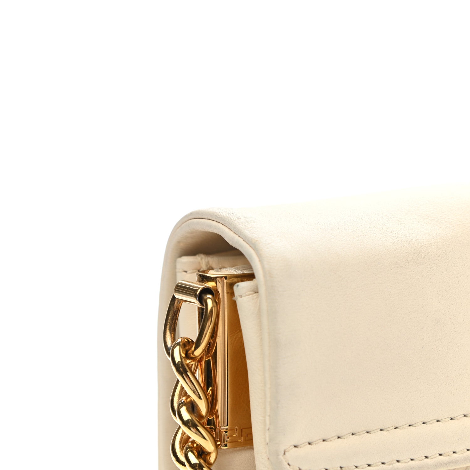 Versace Nappa Palazzo Sultan Shoulder Bag White 10 of 11