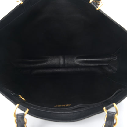 Chanel Calfskin CC Tote Black 4 of 10