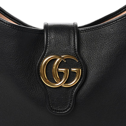 Gucci Goatskin Medium Aphrodite Shoulder Bag Black 8 of 10