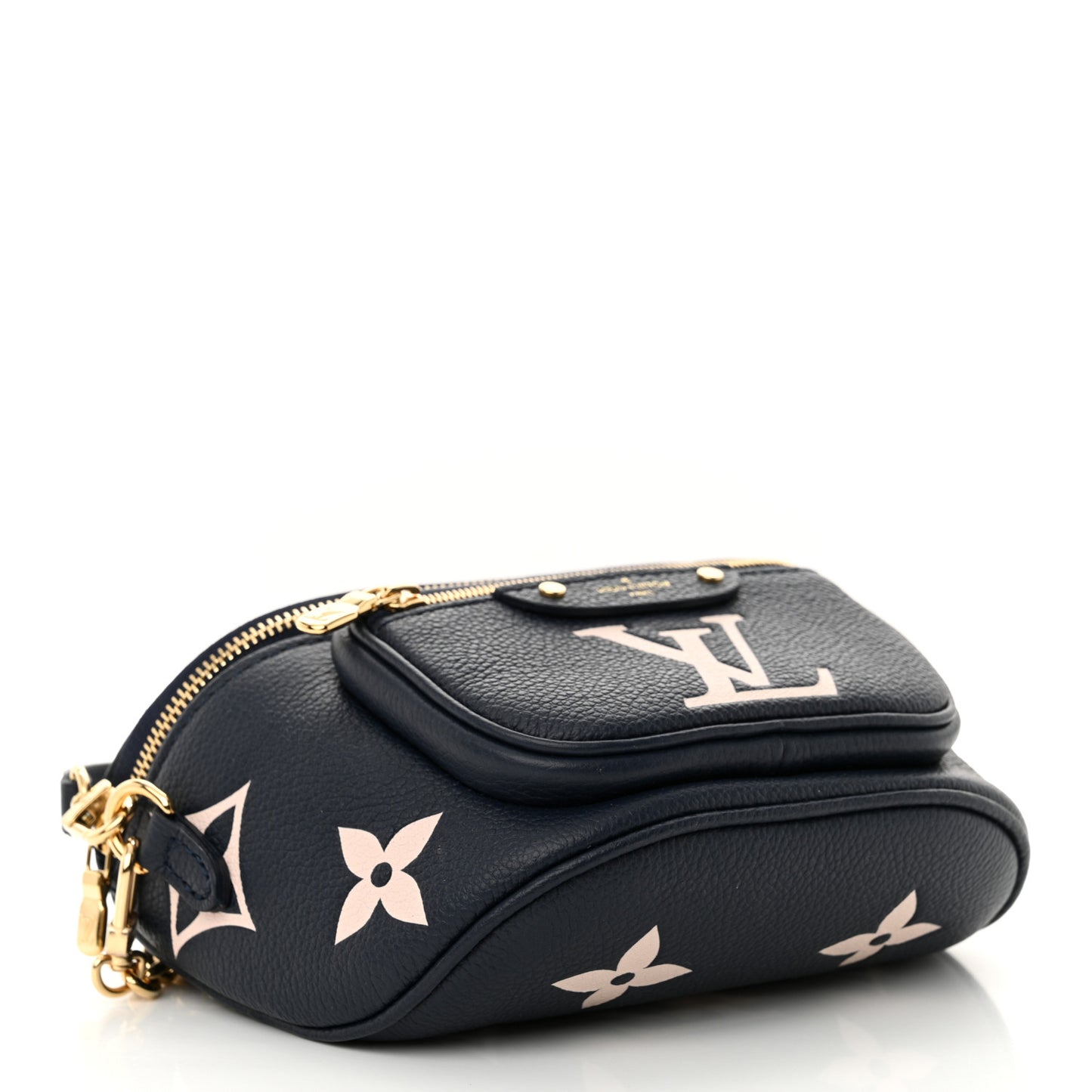 Empreinte Monogram Giant Mini By The Pool Bumbag Blue Beige