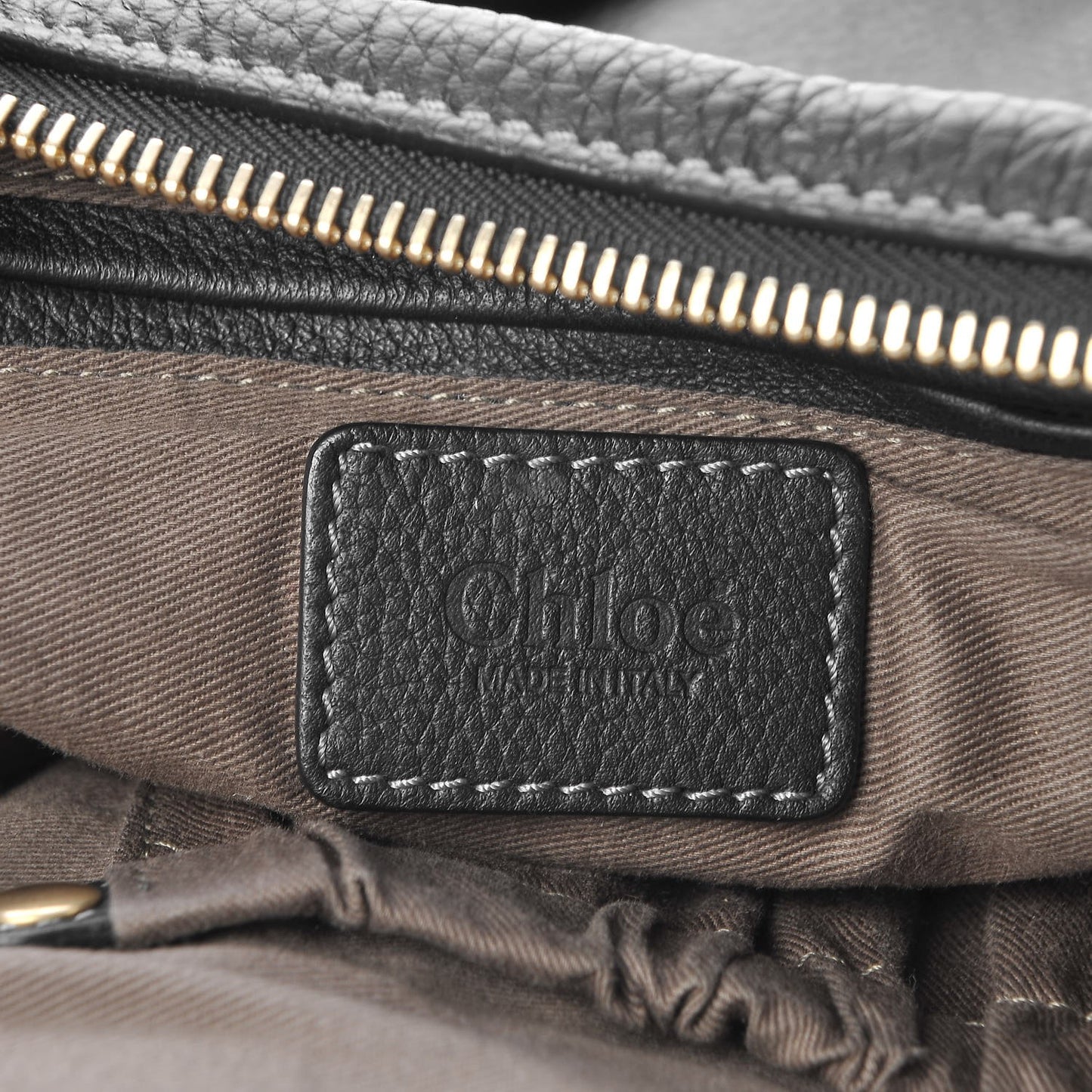Calfskin Large Marcie Satchel Black