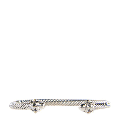 David Yurman Sterling Silver 5mm Renaissance Bracelet M 1 of 5