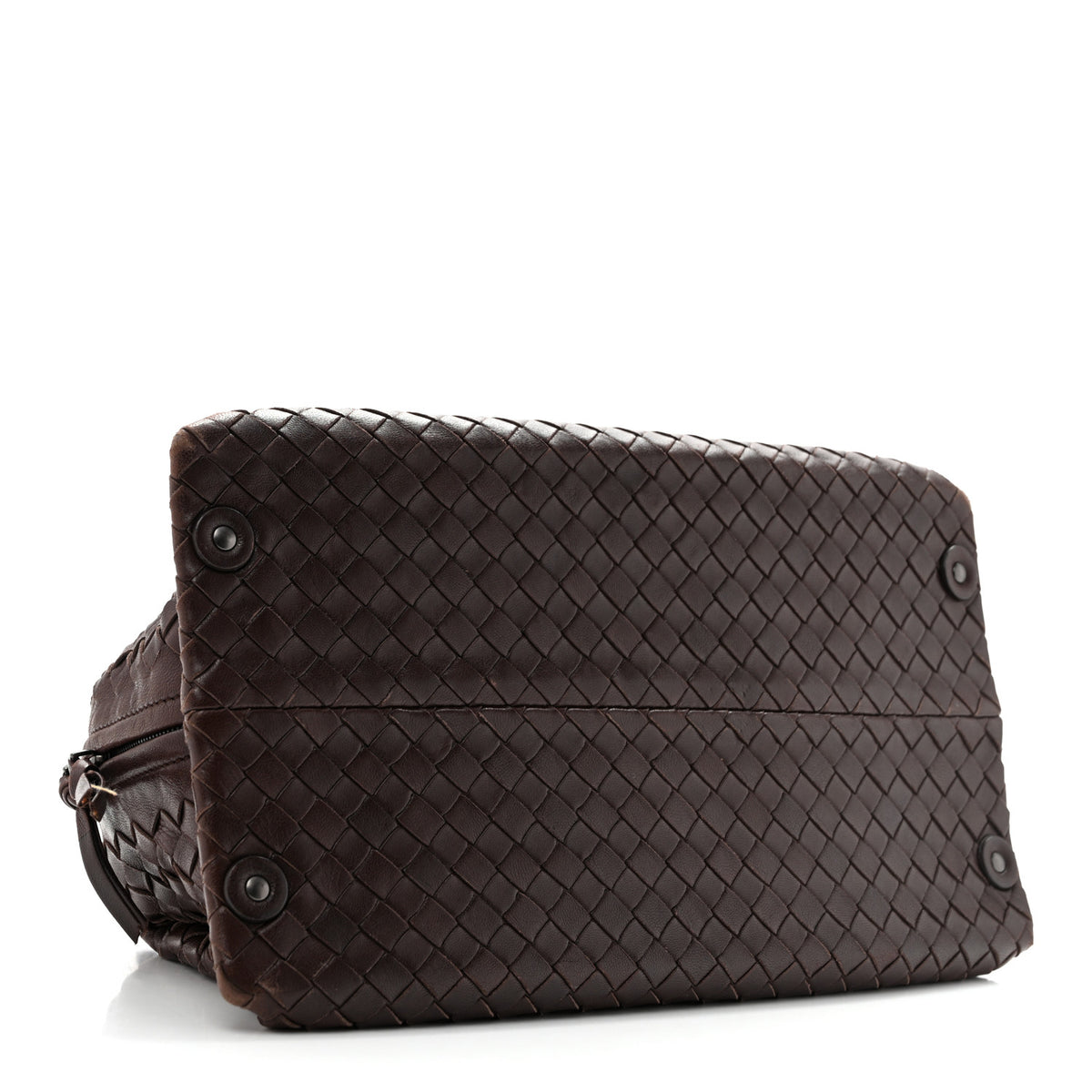 Bottega Veneta Nappa Intrecciato Satchel Ebano 3 of 10