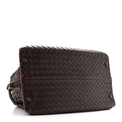 Bottega Veneta Nappa Intrecciato Satchel Ebano 3 of 10