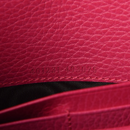 Gucci Dollar Calfskin Crystal Mini Dionysus Chain Wallet Box Pink 8 of 9