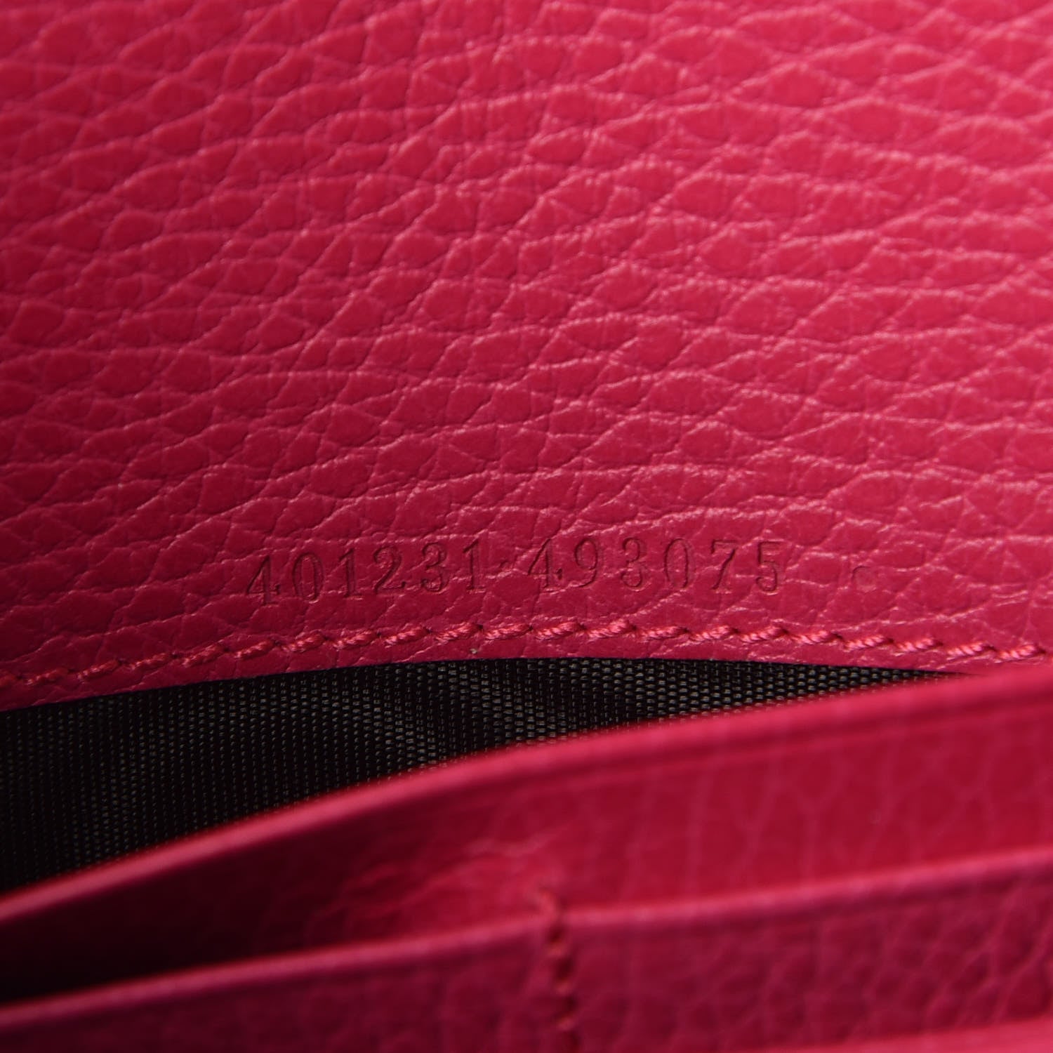 Gucci Dollar Calfskin Crystal Mini Dionysus Chain Wallet Box Pink 8 of 8